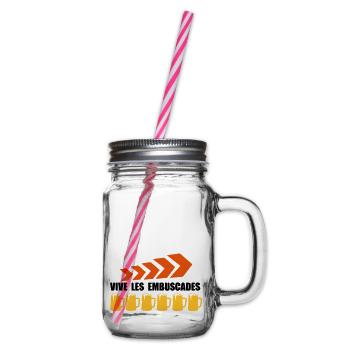 vive les embuscades1 - Bocal à boisson - transparent - Droite