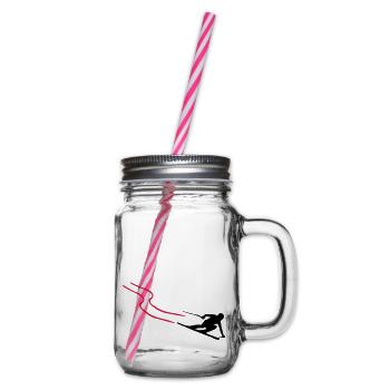 ski - Henkelglas mit Schraubdeckel - Klar - Rechts