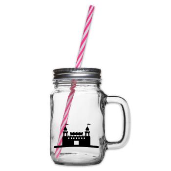 schloss_burg_1__f1 - Henkelglas mit Schraubdeckel - Klar - Rechts