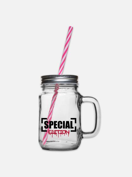 Special Edition - Henkelglas mit Schraubdeckel - Klar