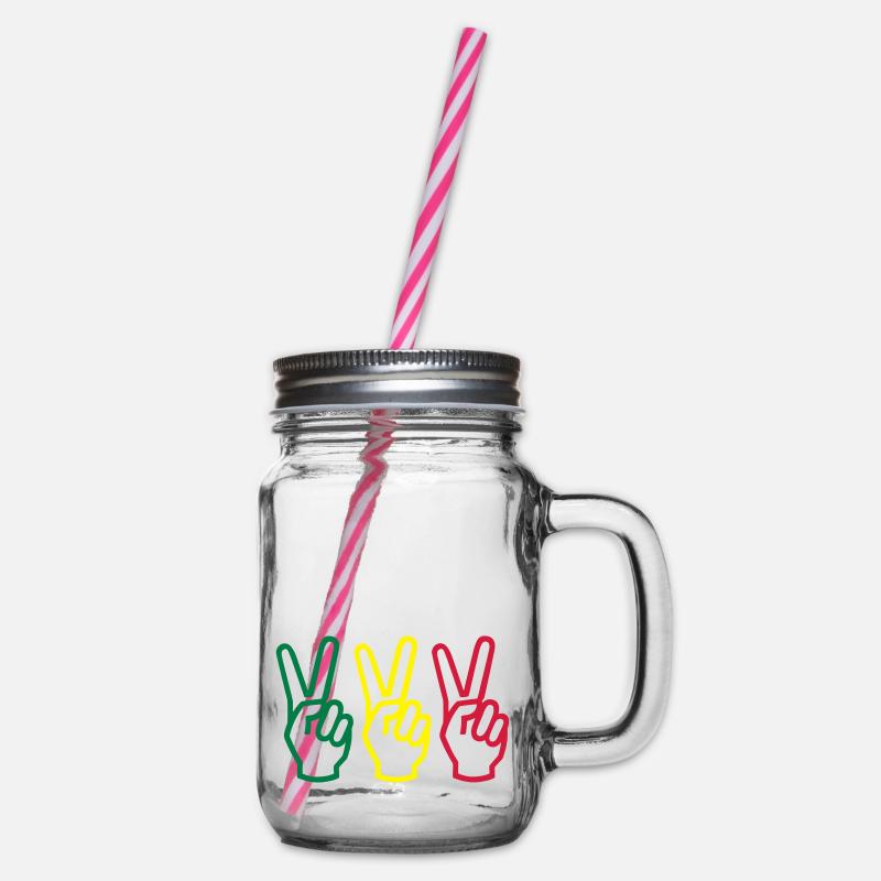 victory reggae - Bocal à boisson - transparent