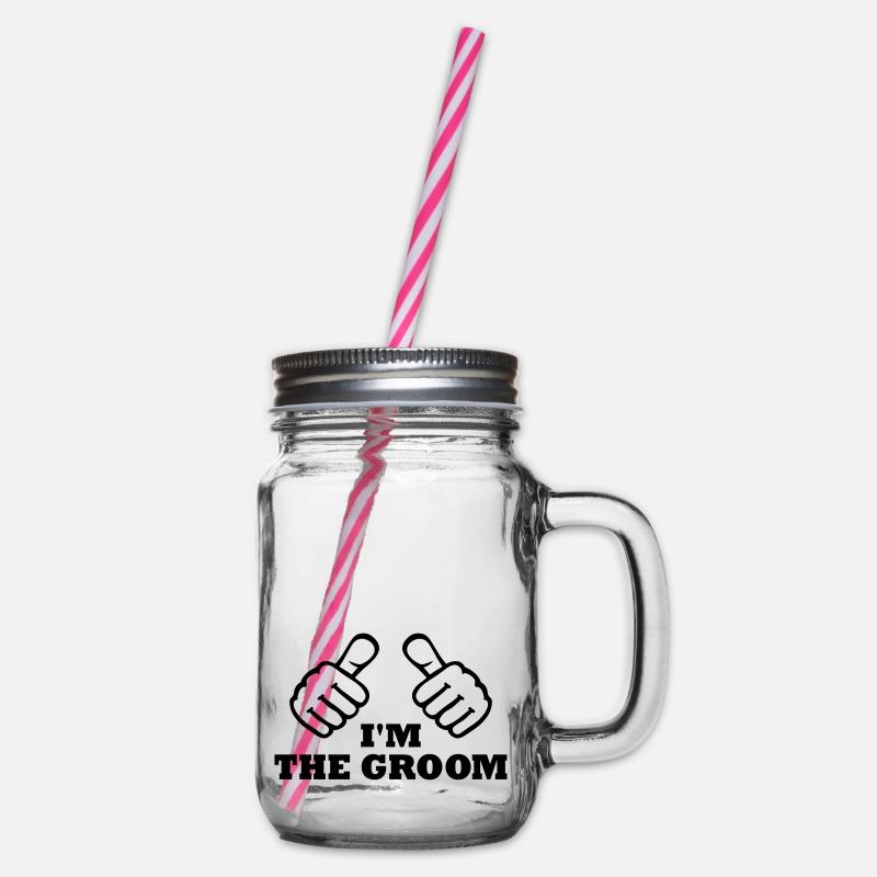 I'm the Groom - Bocal à boisson - transparent