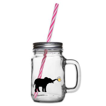 Bière Jug Elephant cool - Bocal à boisson - transparent - Droite