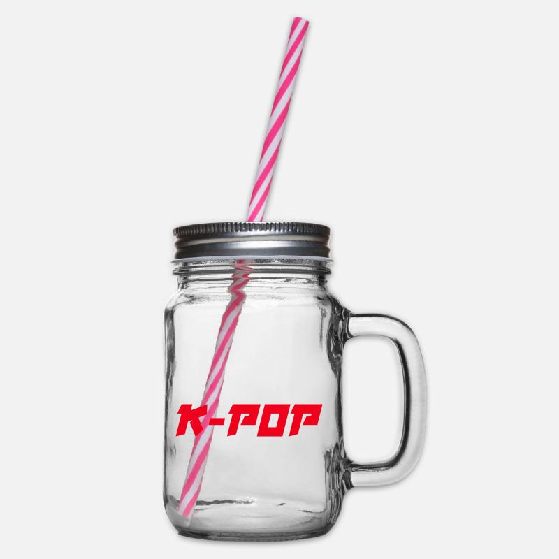 K-Pop Musique Pop Coréenne - Bocal à boisson - transparent