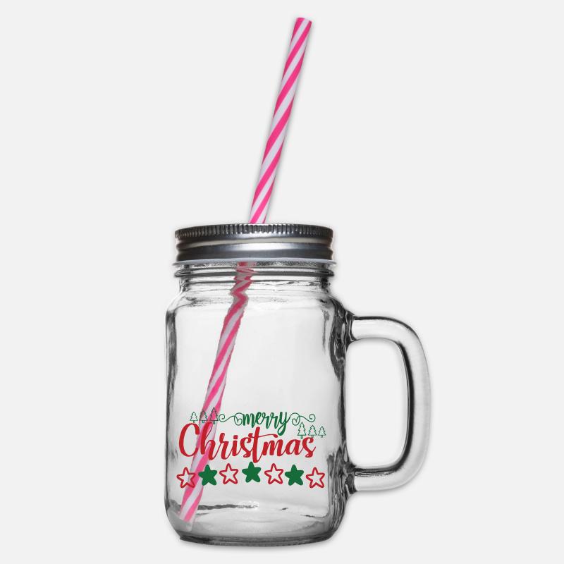 Joyeux Noël - Bocal à boisson - transparent