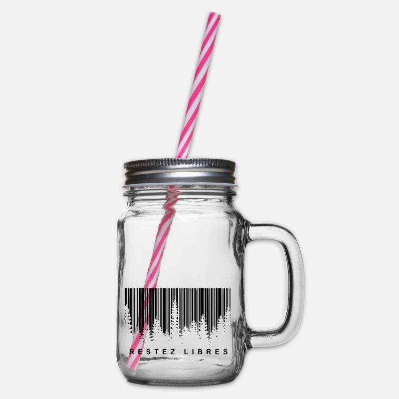 RESTEZ LIBRES - Bocal à boisson - transparent