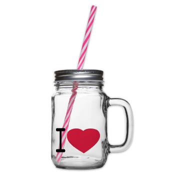 iloveseul - Henkelglas mit Schraubdeckel - Klar - Rechts