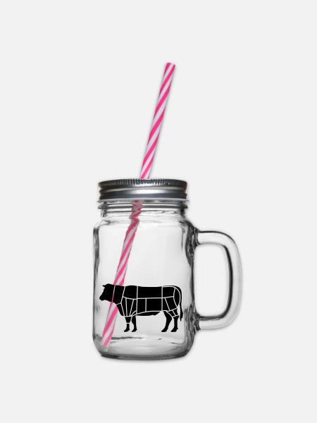 boeuf boucher_b1 - Bocal à boisson - transparent