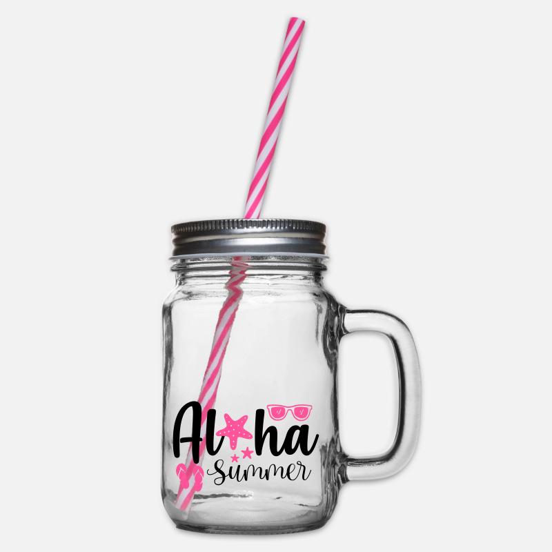 Aloha Été - Bocal à boisson - transparent