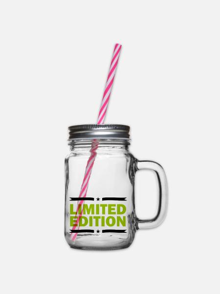 Limited Edition - Henkelglas mit Schraubdeckel - Klar