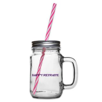 RETRAITE. RETRAITE. RETRAITEE. SENIOR. MAMIE. PAPY - Bocal à boisson - transparent - Droite