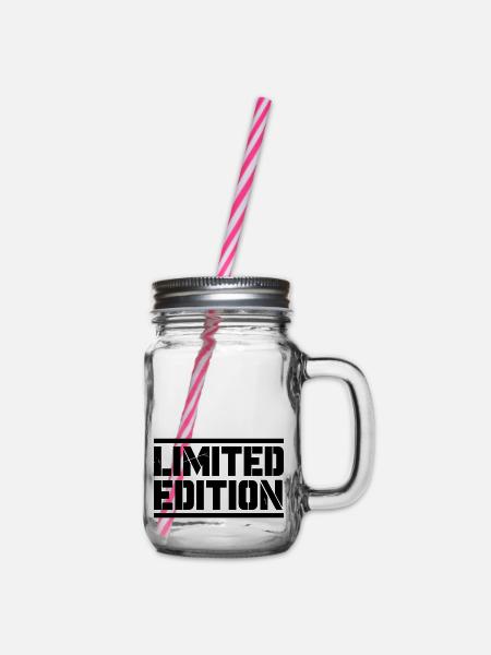 limited edition - Henkelglas mit Schraubdeckel - Klar