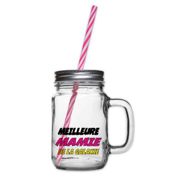 BEST GRANNY IN THE GALAXY - Glass jar with handle and screw cap - clear - Right