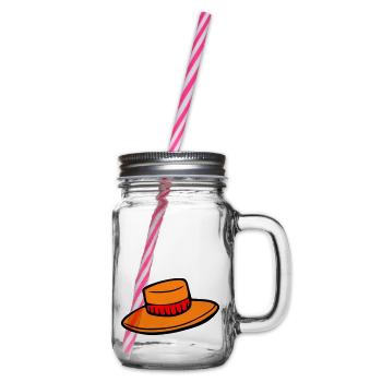 Hut - Henkelglas mit Schraubdeckel - Klar - Rechts