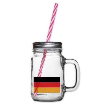 Germany - Glass jar with handle and screw cap - clear - Right