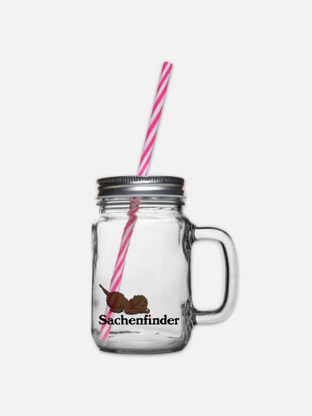 Finder1 2 - Henkelglas mit Schraubdeckel - Klar
