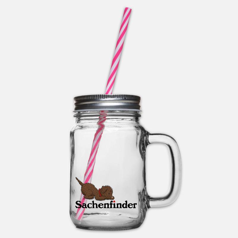 Finder1 2 - Henkelglas mit Schraubdeckel - Klar