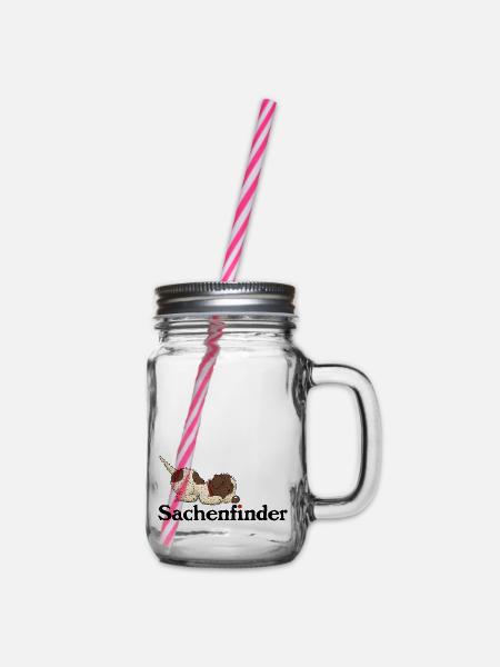 Finder1 1 - Henkelglas mit Schraubdeckel - Klar