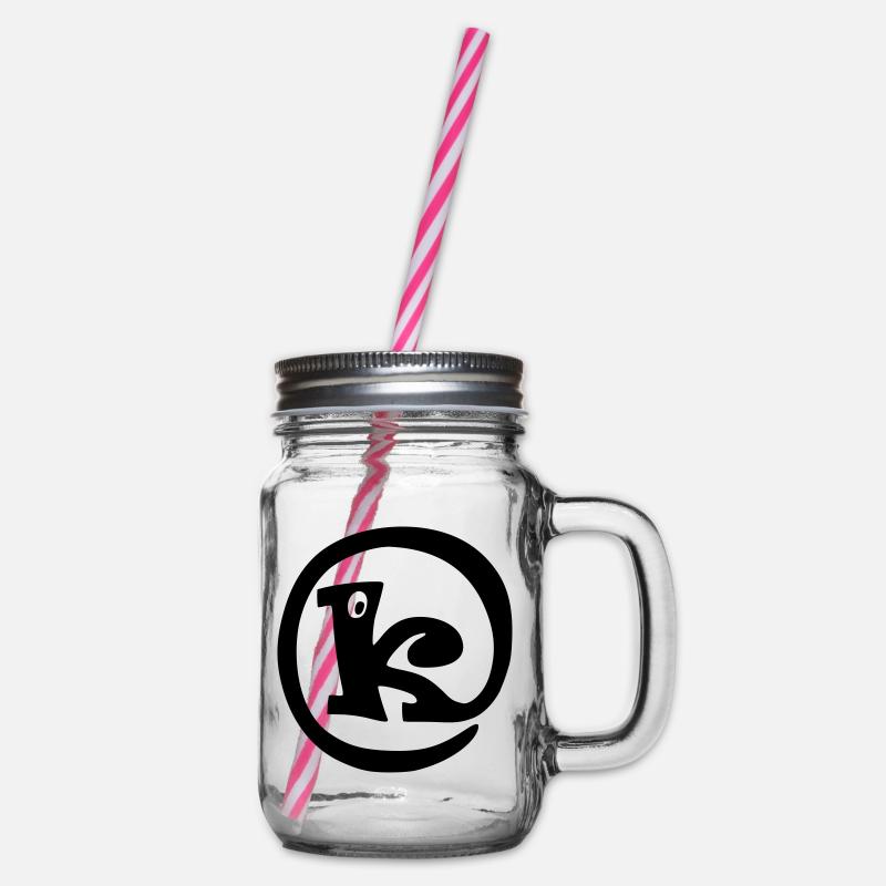 Rüssel K - Henkelglas mit Schraubdeckel - Klar