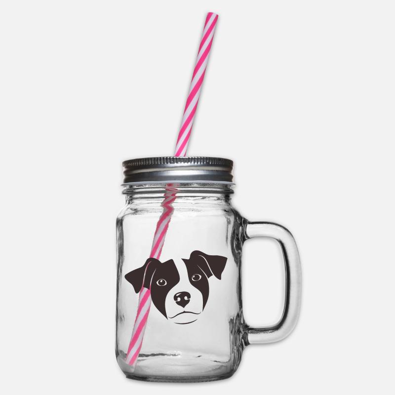 Jack Russell 2 - Bocal à boisson - transparent