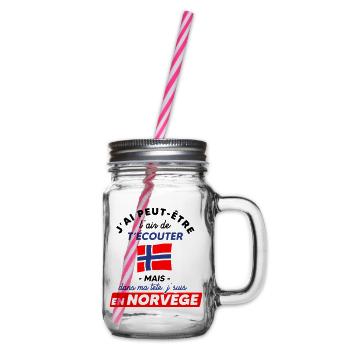 Voyage en Norvège - Bocal à boisson - transparent - Droite