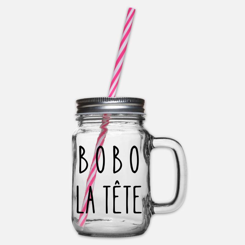 bobo la tête - Bocal à boisson - transparent