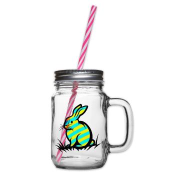 Lapin symbole de Pâques - Bocal à boisson - transparent - Droite