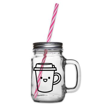 Mug de café - Bocal à boisson - transparent - Droite