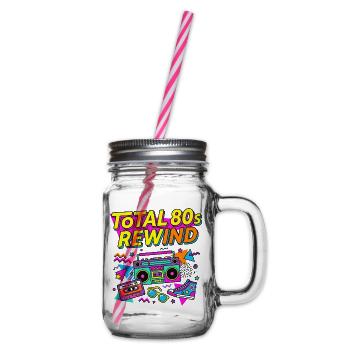 Total 80s Rewind - Henkelglas mit Schraubdeckel - Klar - Rechts