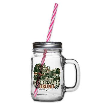 Gemeinsamer Grund Kultur Alltags - Henkelglas mit Schraubdeckel - Klar - Rechts