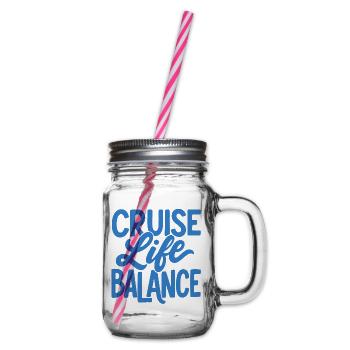 Cruise Life Balance - Henkelglas mit Schraubdeckel - Klar - Rechts
