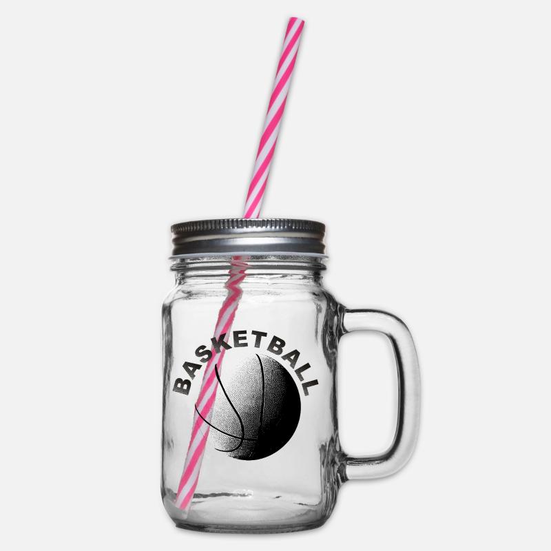 basket-ball - Bocal à boisson - transparent