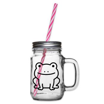 Frosch - Henkelglas mit Schraubdeckel - Klar - Rechts