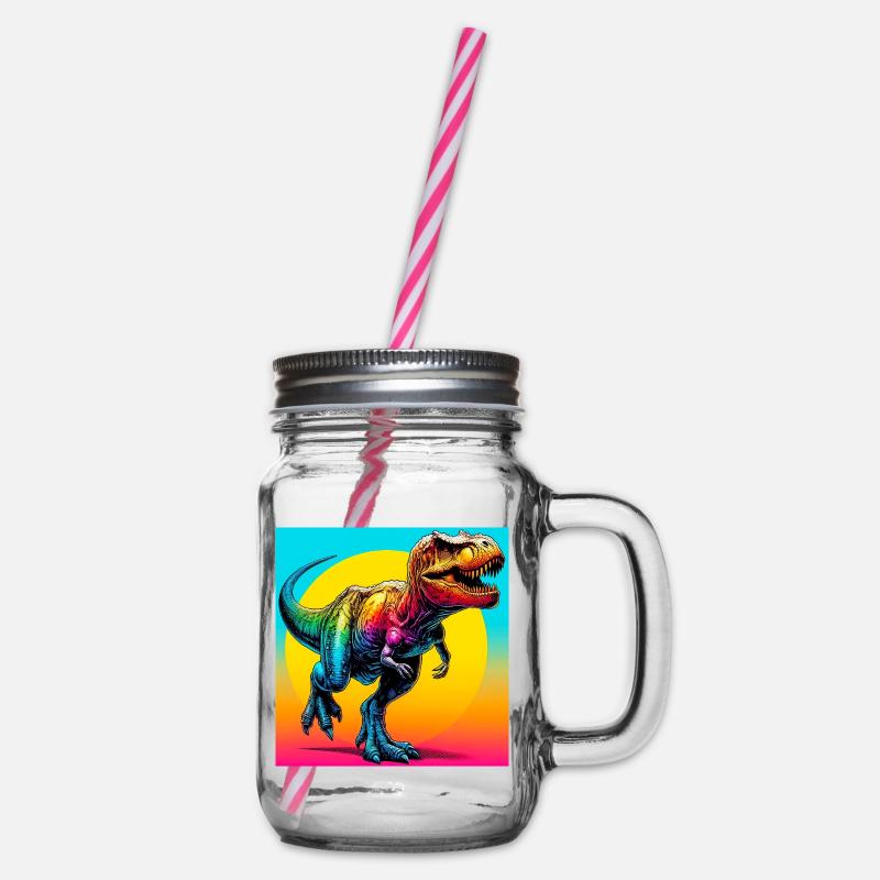 dinosaure - Bocal à boisson - transparent