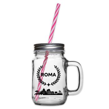 Roma - Henkelglas mit Schraubdeckel - Klar - Rechts