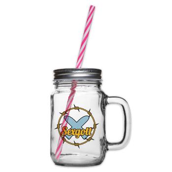 Sexgott | Dildo | Cock - Bocal à boisson - transparent - Droite