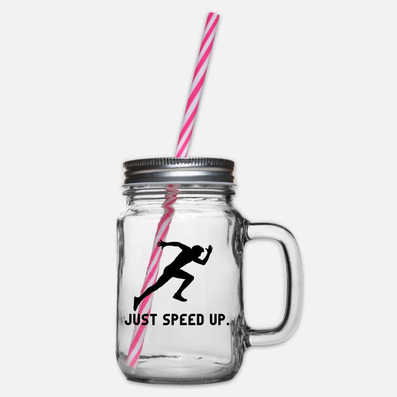 accélérer les athlètes juste en haut des athlètes course de remise en forme Sprint - Bocal à boisson - transparent