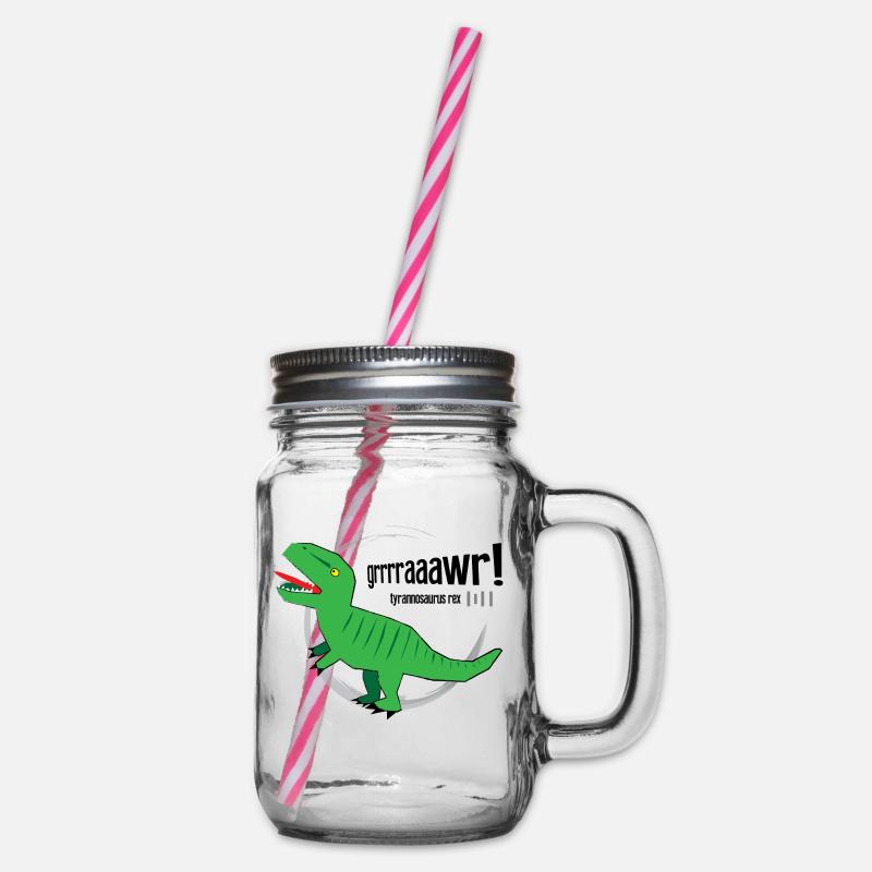 Dinosaurs//T-rex - Bocal à boisson - transparent