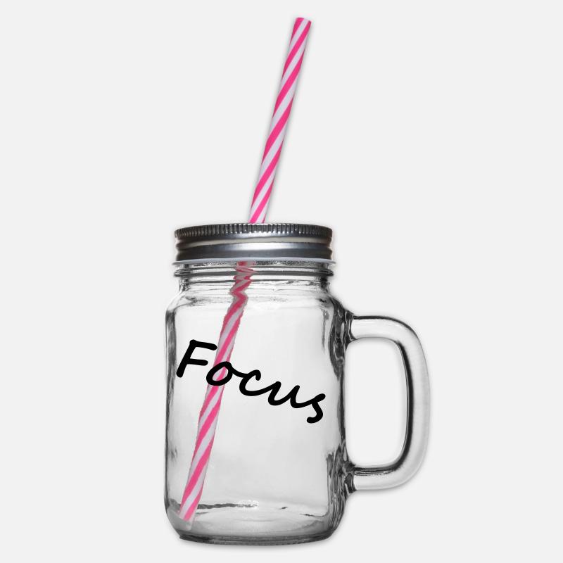 Focus - Henkelglas mit Schraubdeckel - Klar