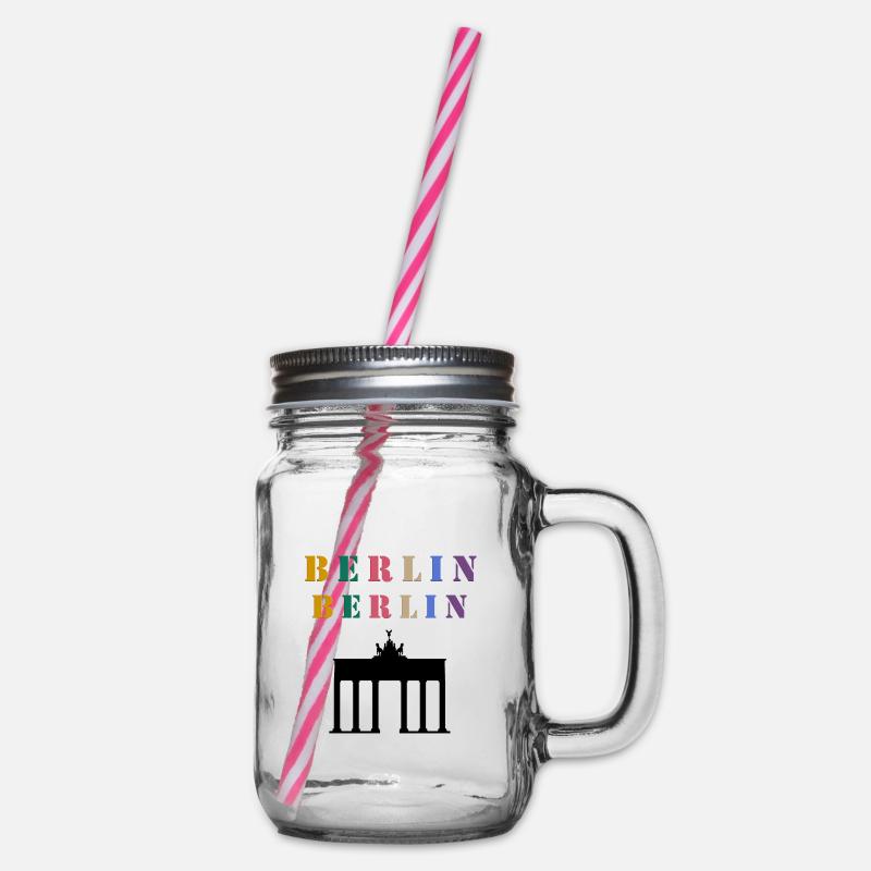 Berlin Berlin - Henkelglas mit Schraubdeckel - Klar