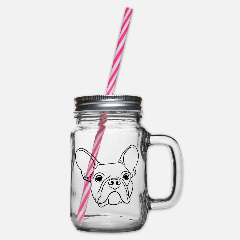 Frenchie - Bocal à boisson - transparent