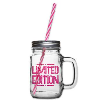 édition limitée rose - Bocal à boisson - transparent - Droite