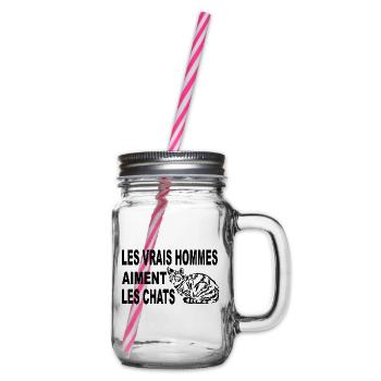 humour chat - Bocal à boisson - transparent - Droite