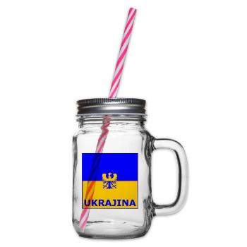 Die Ukraine - Henkelglas mit Schraubdeckel - Klar - Rechts