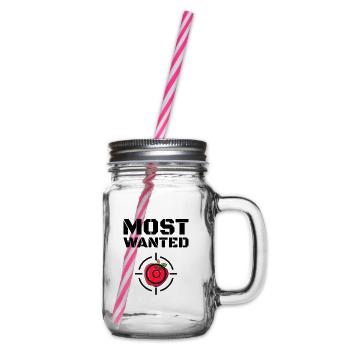 Most Wanted Apfelmost Apfelmoscht Moscht - Glass jar with handle and screw cap - clear - Right