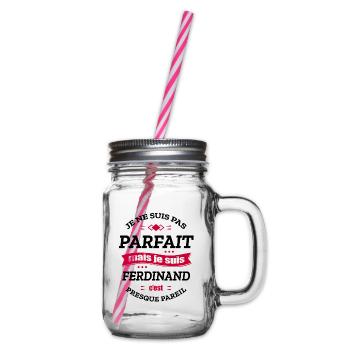FERDINAND PARFAIT - PRENOM FERDINAND - Bocal à boisson - transparent - Droite