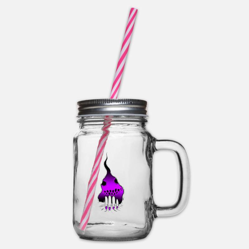 Déchirure PINK Monster - Bocal à boisson - transparent