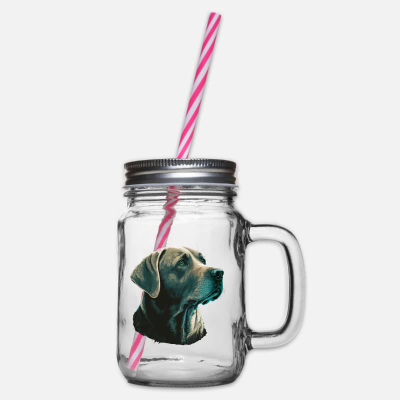 Labrador retriever brillant - Bocal à boisson - transparent