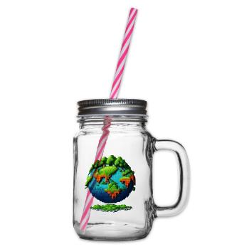 Traumerde - Henkelglas mit Schraubdeckel - Klar - Rechts