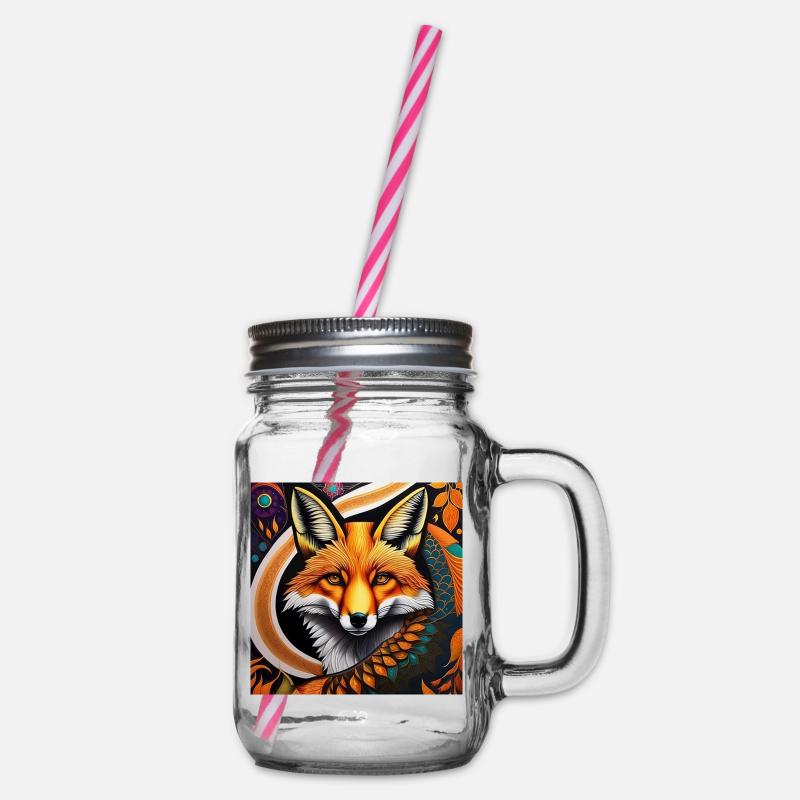 Fuchs - Henkelglas mit Schraubdeckel - Klar